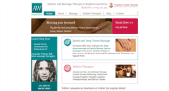 Desktop Screenshot of amandawilsontherapy.com